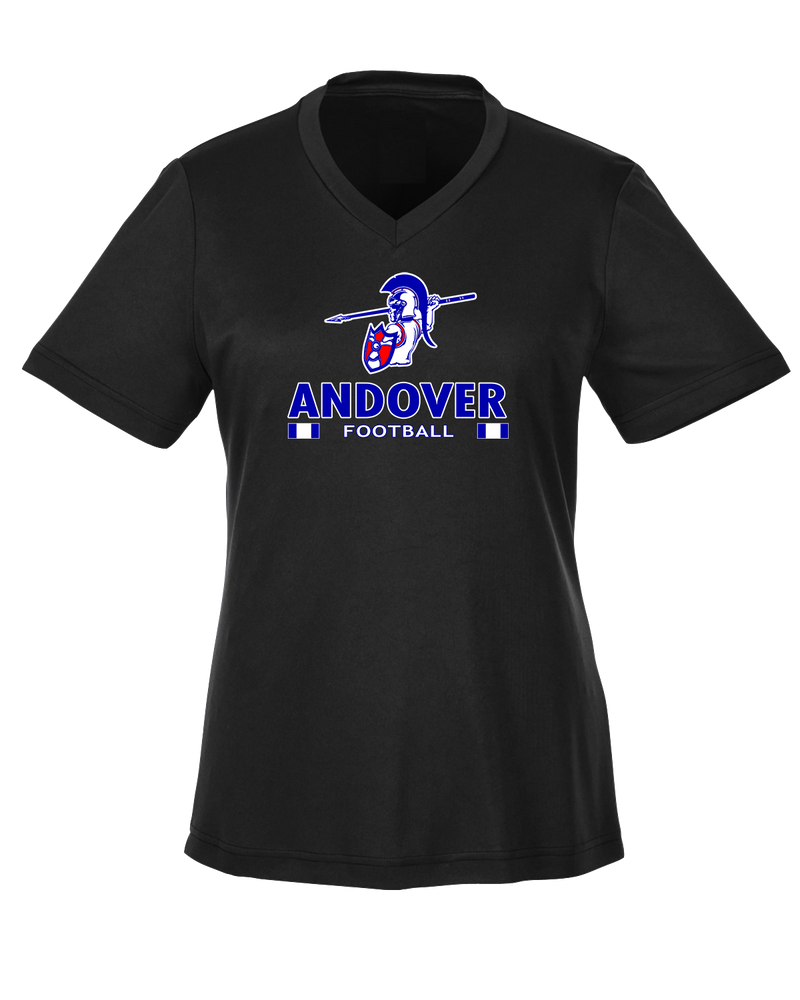Andover HS  Football Stacked - Womens Performance Shirt