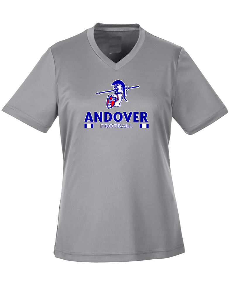Andover HS  Football Stacked - Womens Performance Shirt