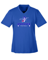 Andover HS  Football Stacked - Womens Performance Shirt