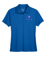 Andover HS  Football Stacked - Womens Polo