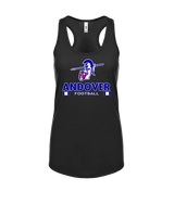 Andover HS  Football Stacked - Womens Tank Top