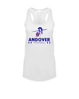 Andover HS  Football Stacked - Womens Tank Top