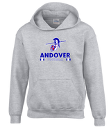 Andover HS  Football Stacked - Youth Hoodie
