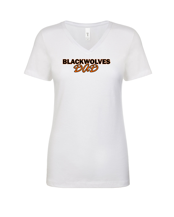 Apex Blackwolves Football Dad - Womens V-Neck