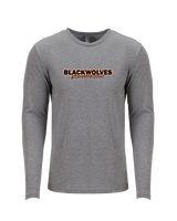 Apex Blackwolves Football Grandparent - Tri-Blend Long Sleeve