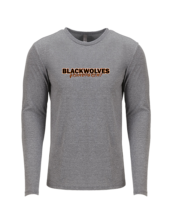 Apex Blackwolves Football Grandparent - Tri-Blend Long Sleeve