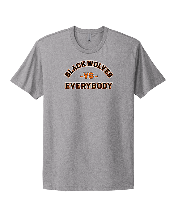 Apex Blackwolves Football Vs Everybody - Mens Select Cotton T-Shirt