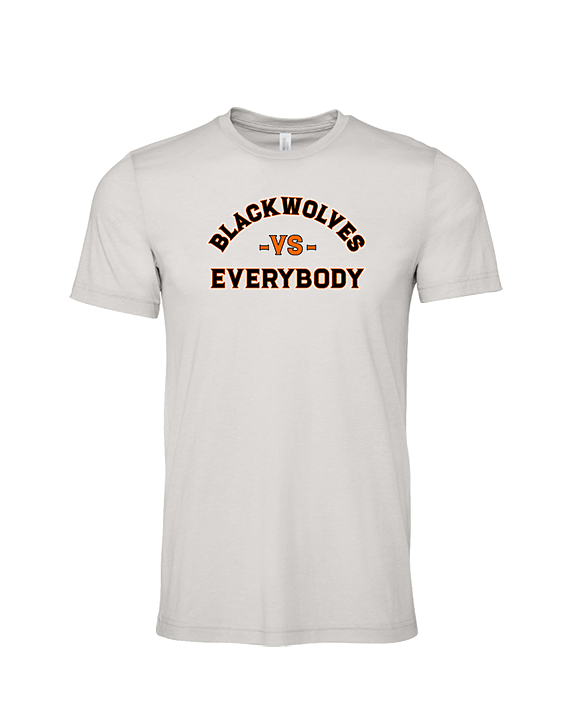 Apex Blackwolves Football Vs Everybody - Tri-Blend Shirt