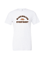 Apex Blackwolves Football Vs Everybody - Tri-Blend Shirt