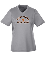 Apex Blackwolves Football Vs Everybody - Womens Performance Shirt