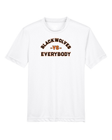 Apex Blackwolves Football Vs Everybody - Youth Performance Shirt