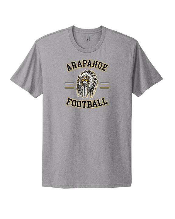 Arapahoe HS Football Curve - Mens Select Cotton T-Shirt