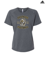 Arapahoe HS Football Curve - Womens Adidas Performance Shirt