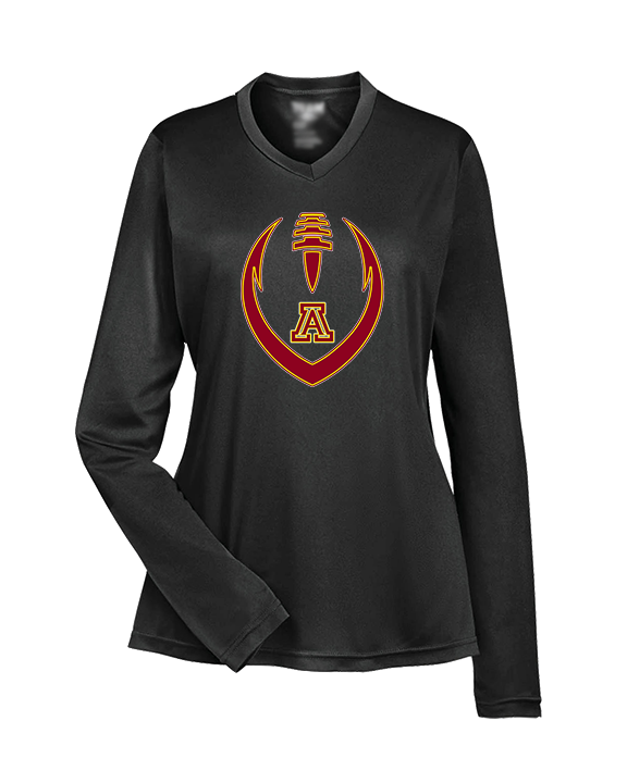 Arcadia HS Football Full Football - Womens Performance Longsleeve