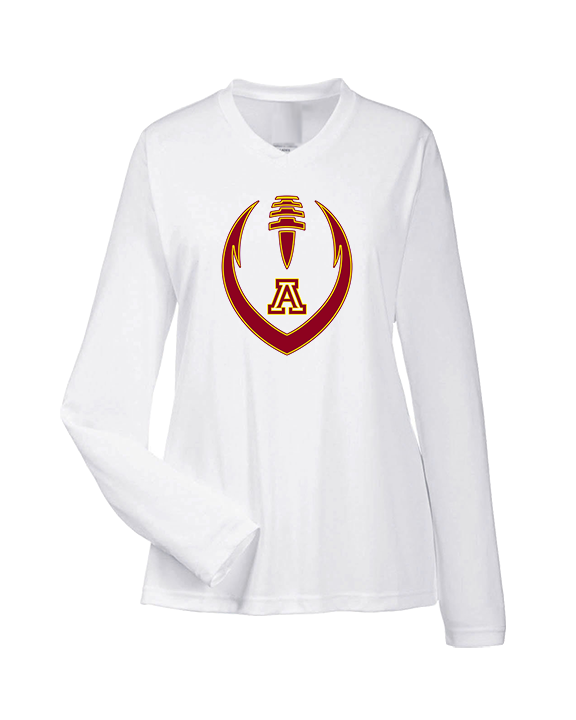 Arcadia HS Football Full Football - Womens Performance Longsleeve