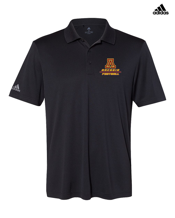 Arcadia HS Football Split - Mens Adidas Polo