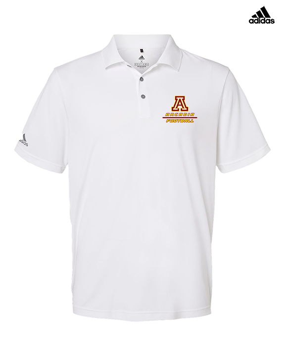 Arcadia HS Football Split - Mens Adidas Polo