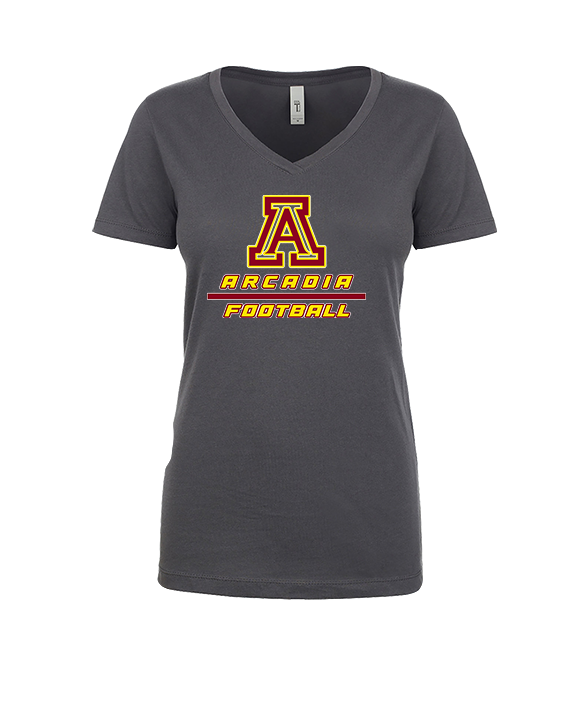 Arcadia HS Football Split - Womens Vneck