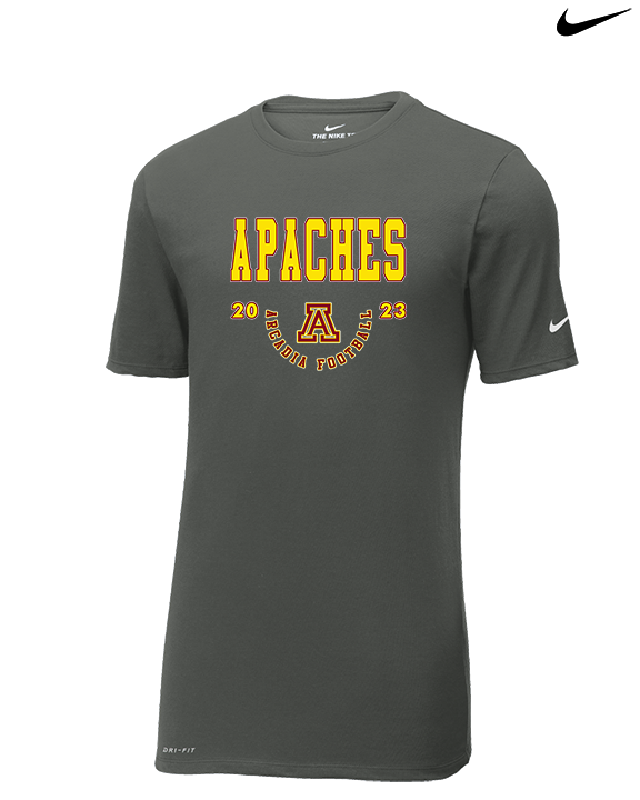 Arcadia HS Football Swoop 23 - Mens Nike Cotton Poly Tee