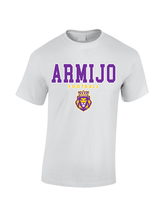 Armijo HS Football Block - Cotton T-Shirt