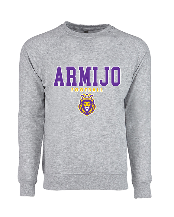 Armijo HS Football Block - Crewneck Sweatshirt