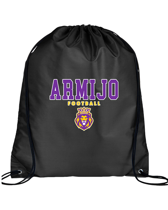 Armijo HS Football Block - Drawstring Bag
