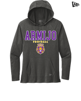 Armijo HS Football Block - New Era Tri-Blend Hoodie