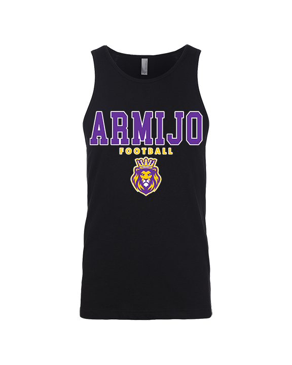 Armijo HS Football Block - Tank Top