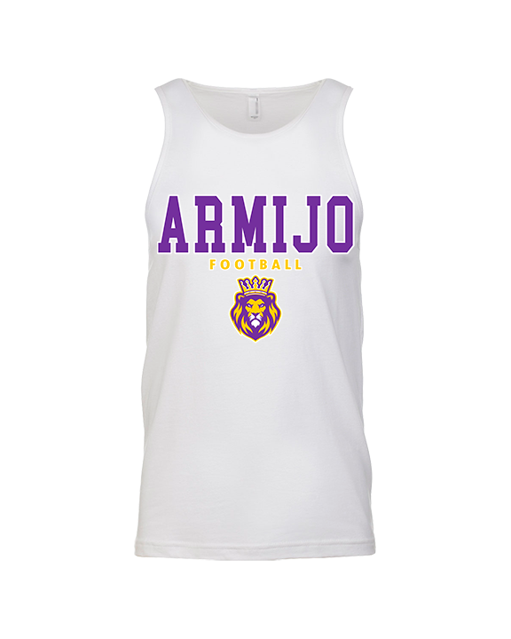 Armijo HS Football Block - Tank Top