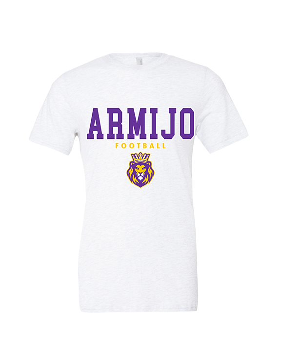 Armijo HS Football Block - Tri-Blend Shirt