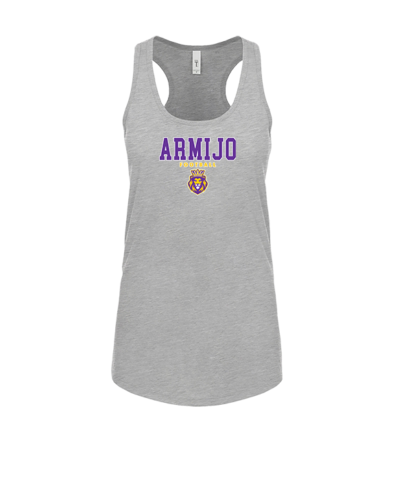 Armijo HS Football Block - Womens Tank Top