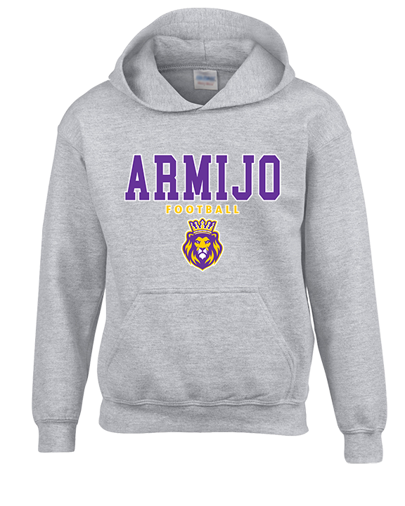 Armijo HS Football Block - Youth Hoodie