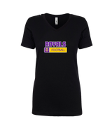 Armijo HS Football Pennant - Womens Vneck