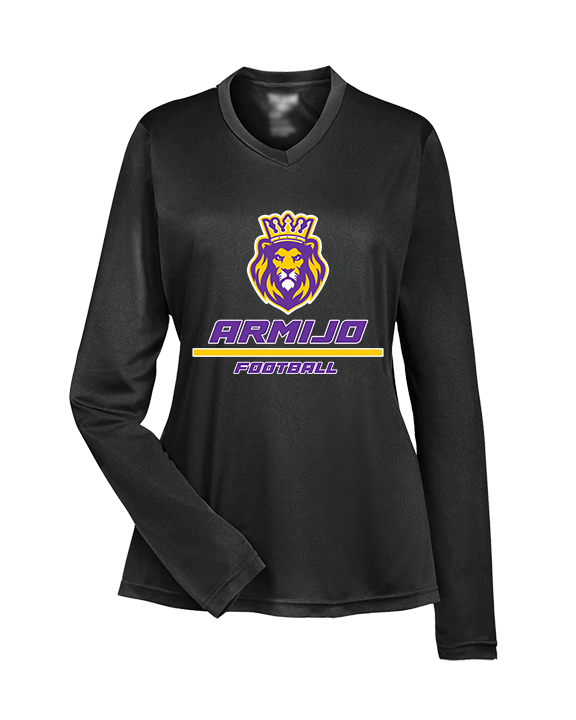 Armijo HS Football Split - Womens Performance Longsleeve