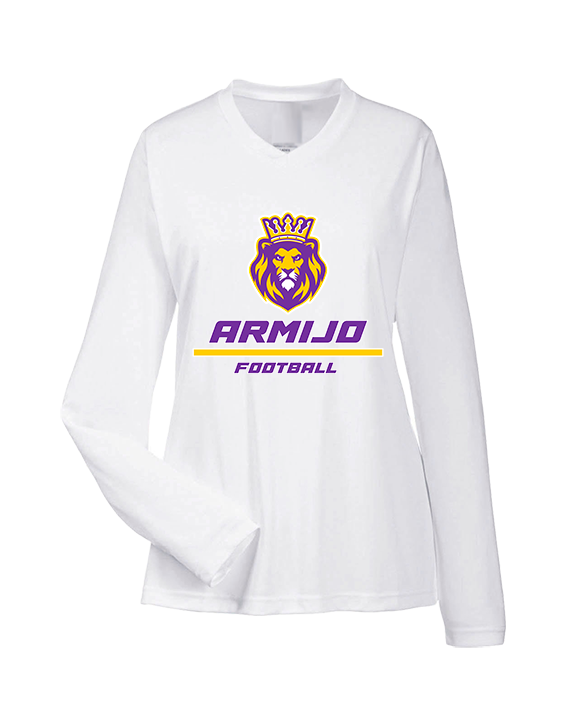 Armijo HS Football Split - Womens Performance Longsleeve