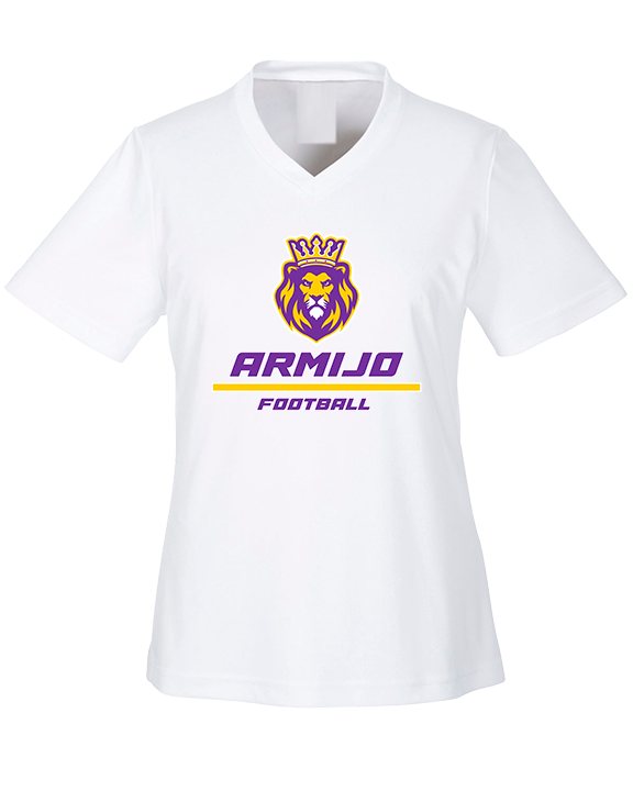 Armijo HS Football Split - Womens Performance Shirt