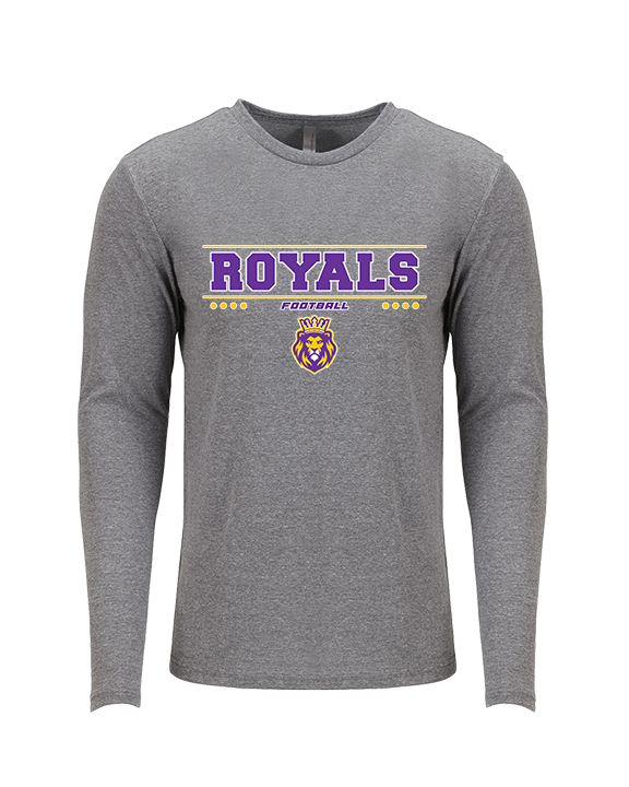 Armijo HS Football Stacked - Tri-Blend Long Sleeve
