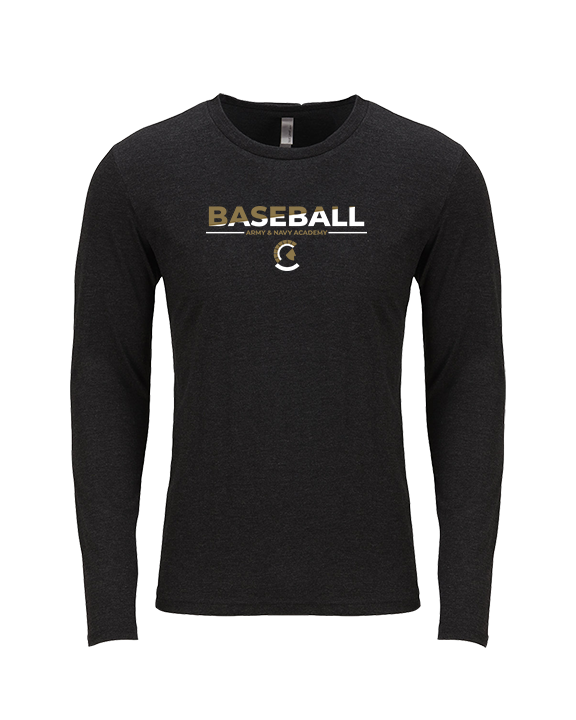 Army & Navy Academy Baseball Cut - Tri-Blend Long Sleeve
