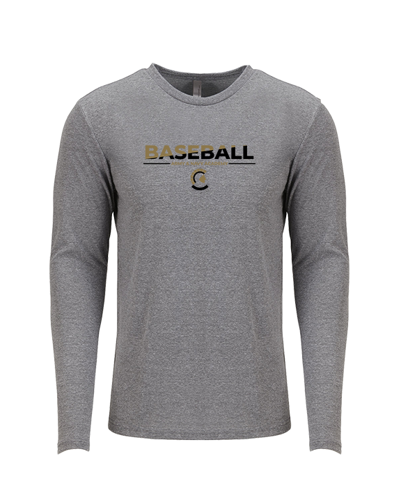 Army & Navy Academy Baseball Cut - Tri-Blend Long Sleeve