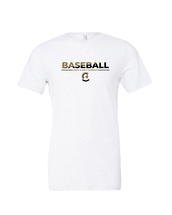 Army & Navy Academy Baseball Cut - Tri-Blend Shirt