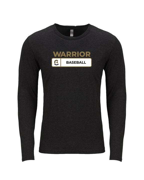 Army & Navy Academy Baseball Pennant - Tri-Blend Long Sleeve