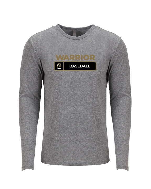 Army & Navy Academy Baseball Pennant - Tri-Blend Long Sleeve