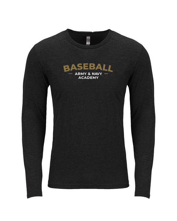 Army & Navy Academy Baseball Short - Tri-Blend Long Sleeve
