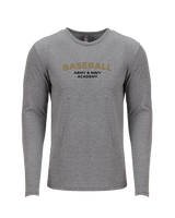 Army & Navy Academy Baseball Short - Tri-Blend Long Sleeve