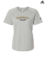 Army & Navy Academy Baseball Short - Womens Adidas Performance Shirt