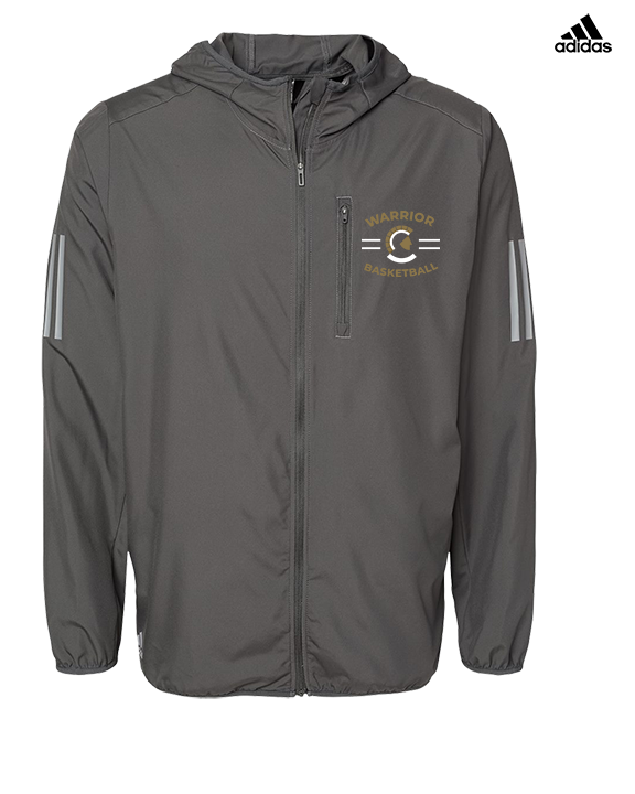 Army & Navy Academy Basketball Curve - Mens Adidas Full Zip Jacket