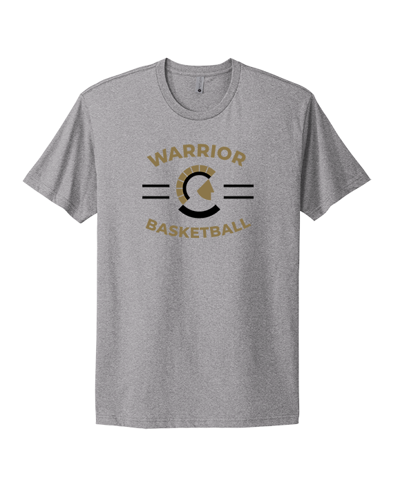 Army & Navy Academy Basketball Curve - Mens Select Cotton T-Shirt
