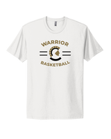 Army & Navy Academy Basketball Curve - Mens Select Cotton T-Shirt