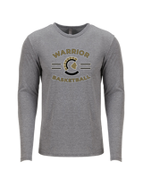 Army & Navy Academy Basketball Curve - Tri-Blend Long Sleeve