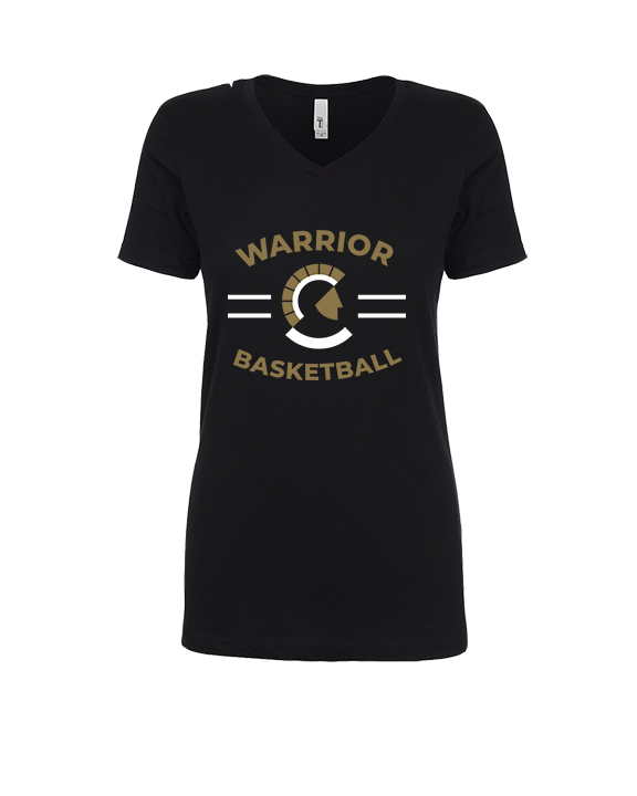 Army & Navy Academy Basketball Curve - Womens V-Neck